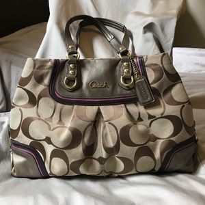Coach Signature Ashley Satchel E1294-F17446
